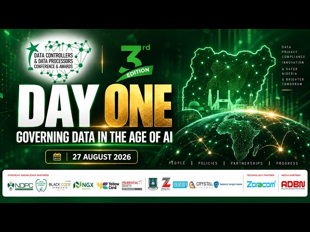 Welcome to Day One of the Data Controllers & Data Processors Conference & Awards 2026.