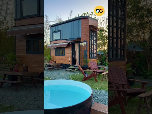 Check Out This Tiny House On Wheels in Tagaytay #og #tinyhouse  #travel  #inspiring