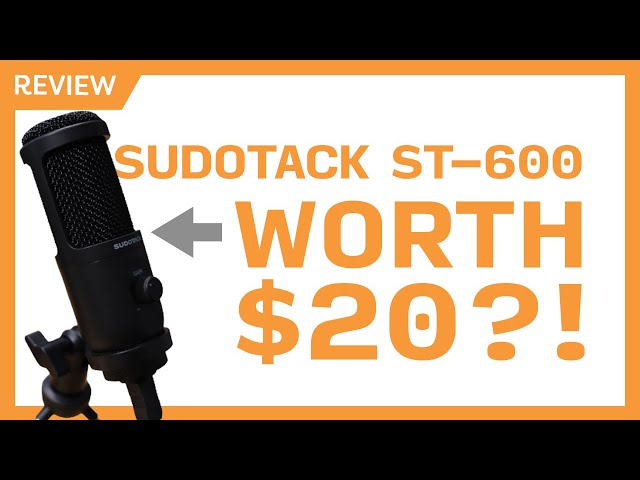 The Sudotack Condenser Mic - The Ultimate Budget-Friendly Microphone | ST-600 Review