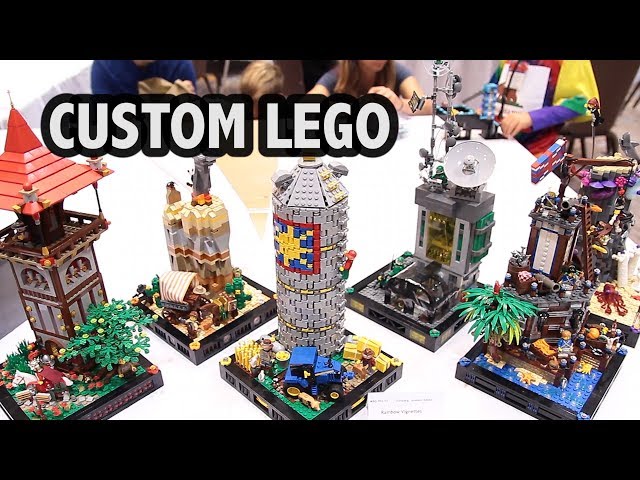 LEGO Rainbow Vignette Scenes | Bricks by the Bay 2017
