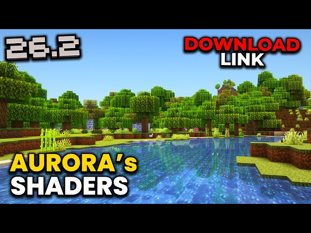 Aurora Shaders Download Minecraft 26.2 / 26.1 / 1.21.11 Best Minecraft Shaders 26.2