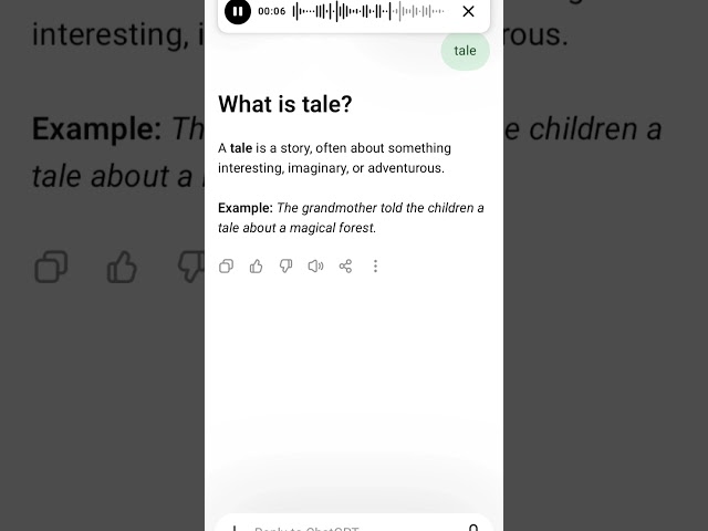 What is tale?