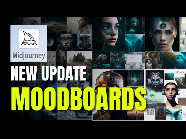 NEW Midjourney Update - Create MOOD BOARDS