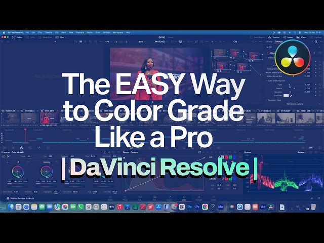 The Easy Way you Color Grade Like a Pro | DaVinci Resolve | Adobe Premier | After Effects |
