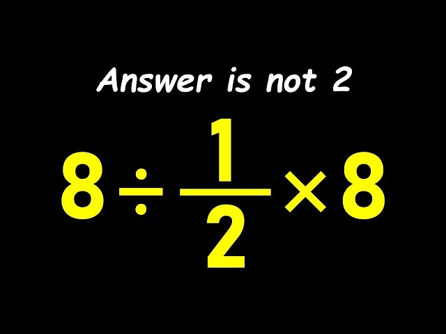 Tricky Math Problem