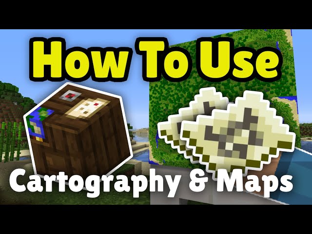 How To Use Maps and Cartography Tables In Minecraft Full Tutorial! For Java and Bedrock!