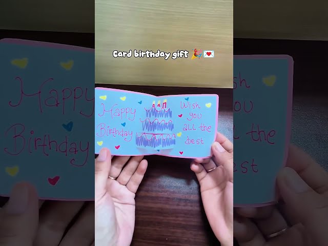 Easy DIY Origami Birthday Card Tutorial 🎂 Paper Craft Idea