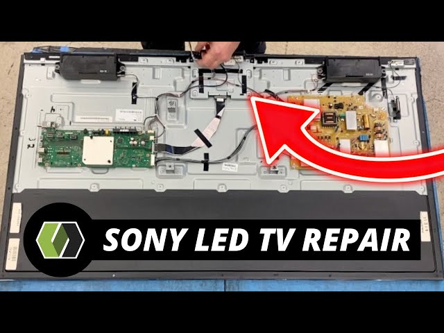 Sony LED TV Not Working - No or Half Backlights - How to Fix - XBR-55X800E