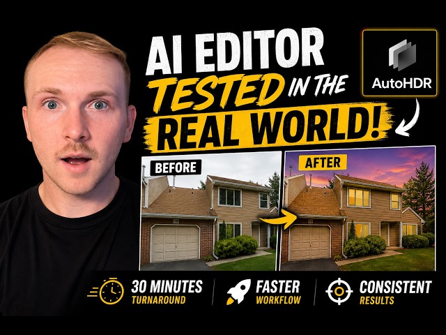 AutoHDR Real Estate Photo Editing - Full Demo