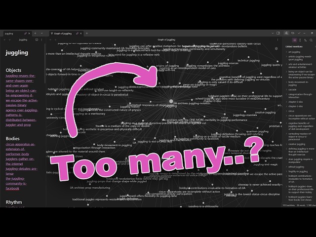 Should you limit connections in a zettelkasten?