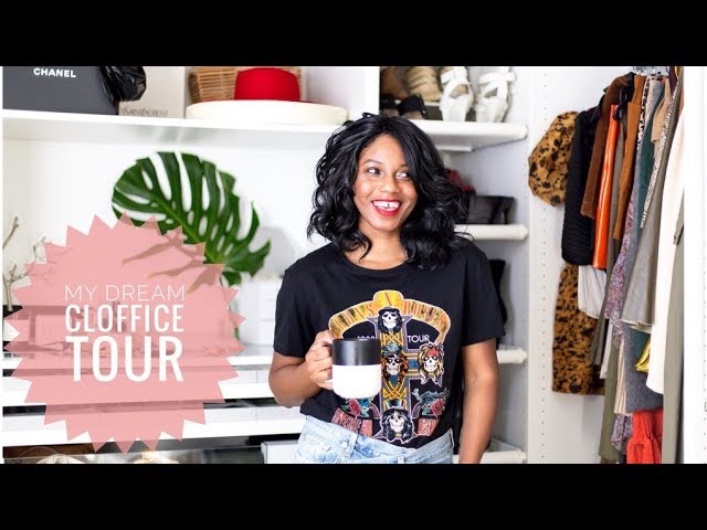 FASHION BLOGGER DREAM CLOFFICE TOUR | IKEA PAX WARDROBE | Monroe Steele