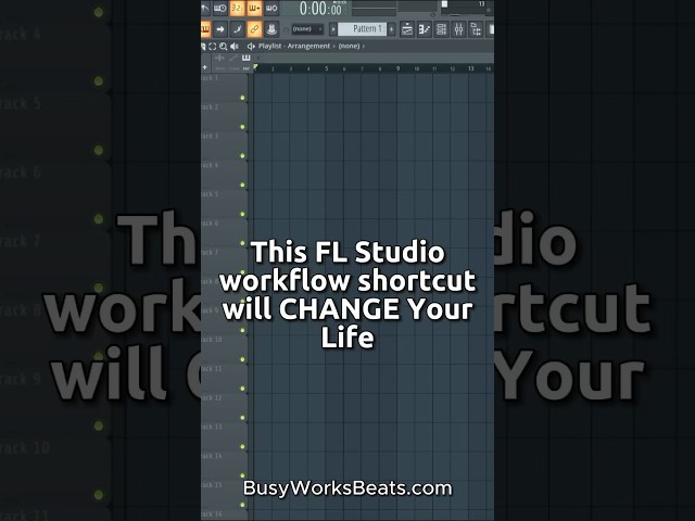 This FL Studio workflow shortcut will CHANGE Your Life