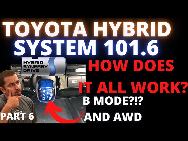 How Toyota Hybrid System Work Part 6 B Mode and Hybrid AWD