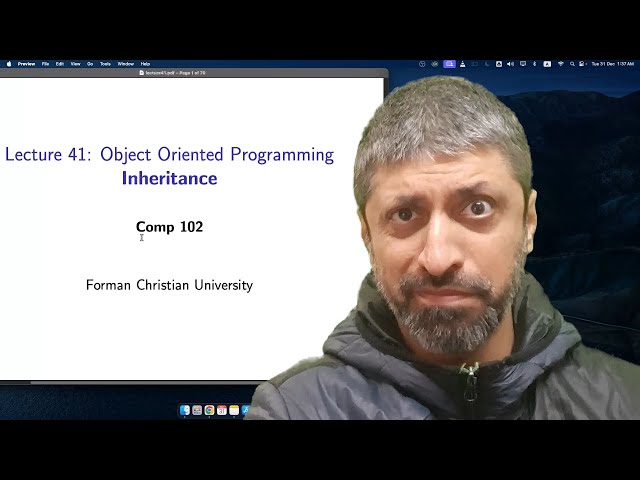 Lecture 41: OOP -  Inheritance, Class variables, Getter/Setter Annotations (URDU)