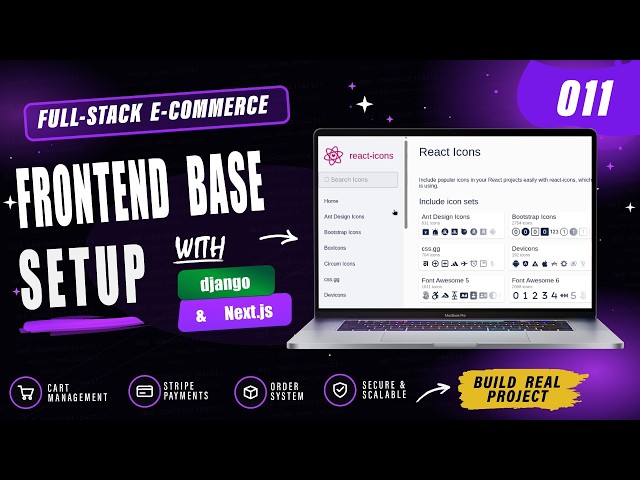 011 Frontend Base Setup | Django + Next.js E-Commerce