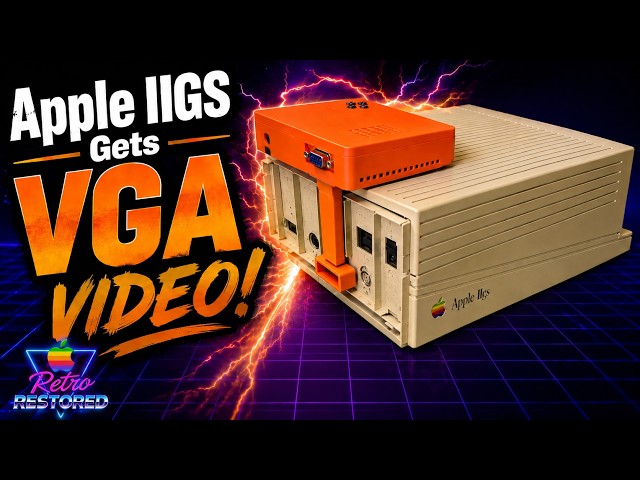 Apple IIGS gets VGA
