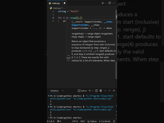 Python Roadmap Lesson 10 - Iteration For Loops Part 2 #coding #pythontutorial #pythonlearning #code