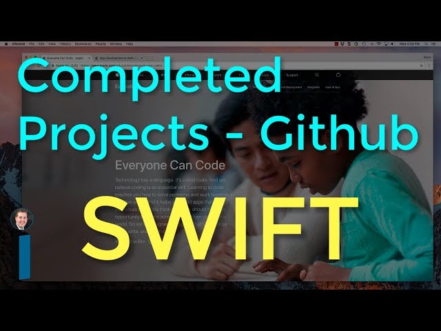 Project source code on Github - Intro to App Development with Swift