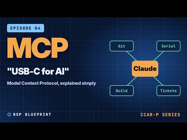 EP 04 | MCP Explained Simply: The "USB-C for AI" | Model Context Protocol | CCAR-P