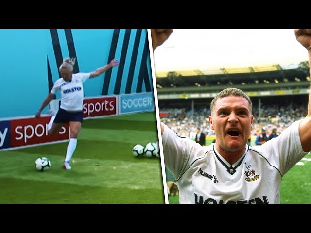 Jimmy Bullard Recreates | Gazza's LEGENDARY free kick against Arsenal