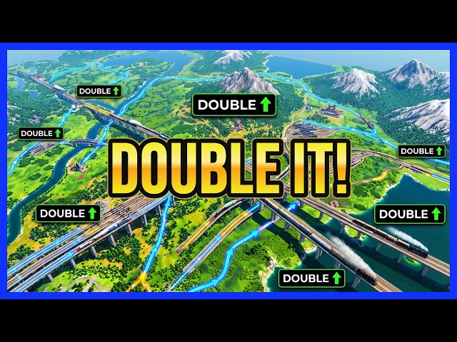 We're Playing DOUBLE IT! Optimization with a TWIST! - Transport Fever 3 EPEC Challenge Ep 5
