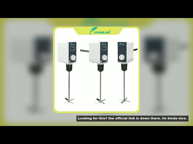 JOANLAB Mixer Lab Electric Stirrer Digital Display Overhead Stirrer Adjustable Height Lab Equipment