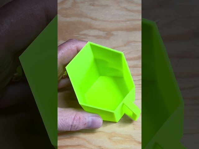 3D Printed Hex Scooper - Super Practical Printing! #Shorts