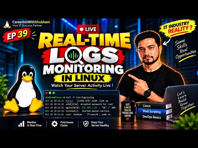 🎯 Mastering Linux Log Monitoring: A Complete Guide to Log Analysis (Hindi)