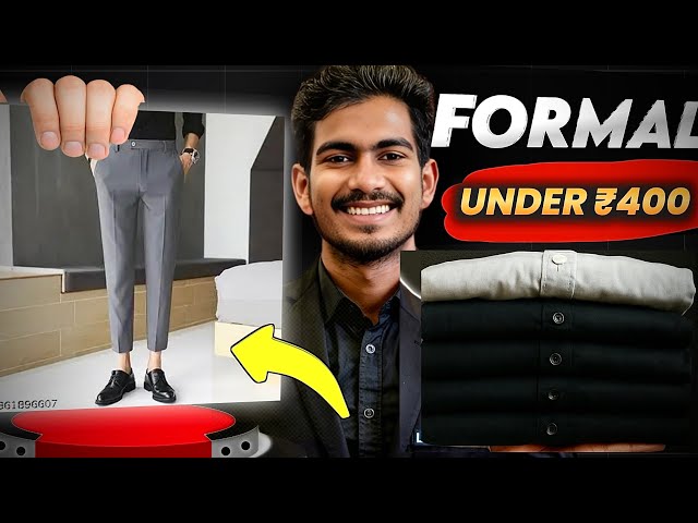 Top 4 Best Formal Pants for Men on Flipkart 👖 (2025) | Under ₹500 & ₹1000!
