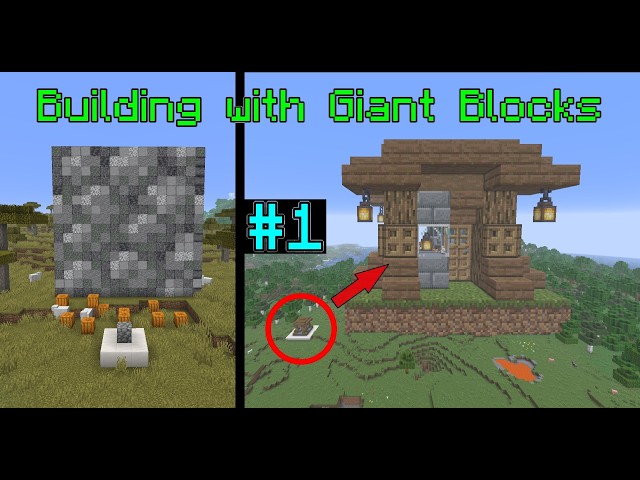 How to Build with Mega Blocks in Minecraft part 1: The Basics