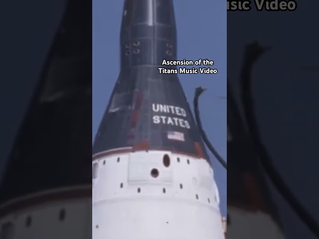 Gemini lifting off | Ascension of the Titans Music Video #space #nasa #song