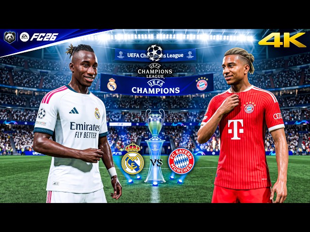 FC 26 - Real Madrid vs. Bayern Munich - UEFA Champions League Full Match | PC™ [4K60]