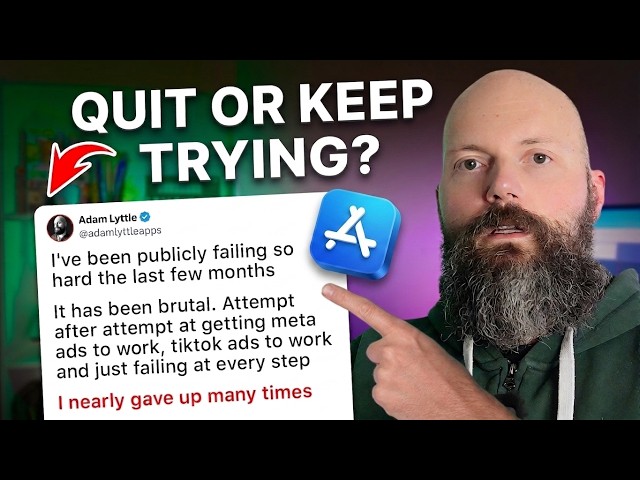Quit or keep trying? (the indie app dilemma)