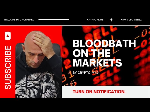 BLOODBATH on the Markets? Is Crypto DEAD #crypto #bitcoin