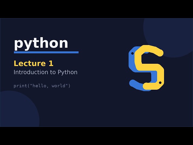 Introduction To Python