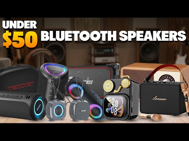 Top 20 Bluetooth speaker under $50 on Amazon in 2026
