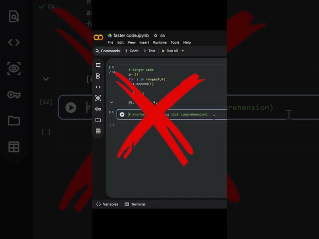 List comprehension technique.. #pythonprogramming #python #coding