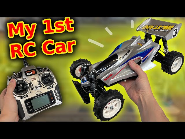 Racing a 30 year old Tamiya RC Car against modern profesional cars