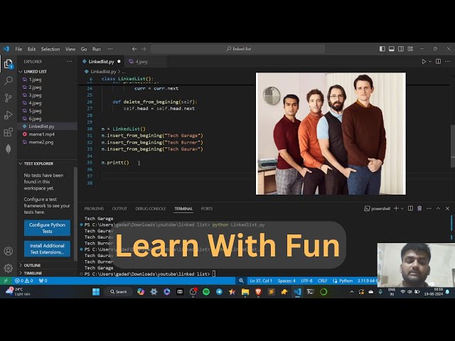 Easiest Explanation of Linked List ||  Linked list in python || Data Structures #linkedlists #dsa