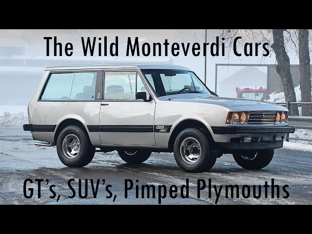 Swiss Miss: The Weird and Wild Monteverdi Cars!
