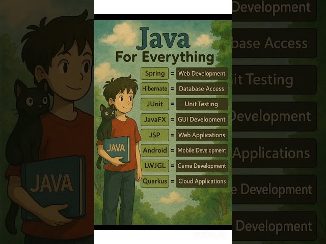Java for Everything & Everyone 🚀 | Why Learn Java? #Java #Coding #Shorts