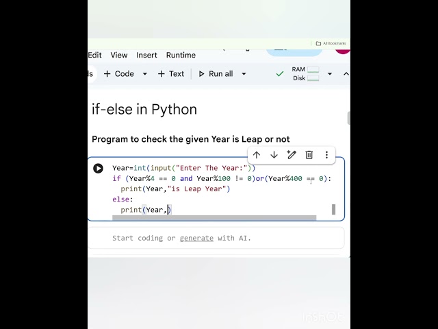 Leap Year Program in Python | IF-ELSE Explained Clearly | Python Basics