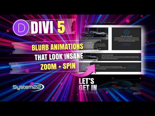 Divi 5 Blurb Animations That Look INSANE (Easy CSS Trick!)