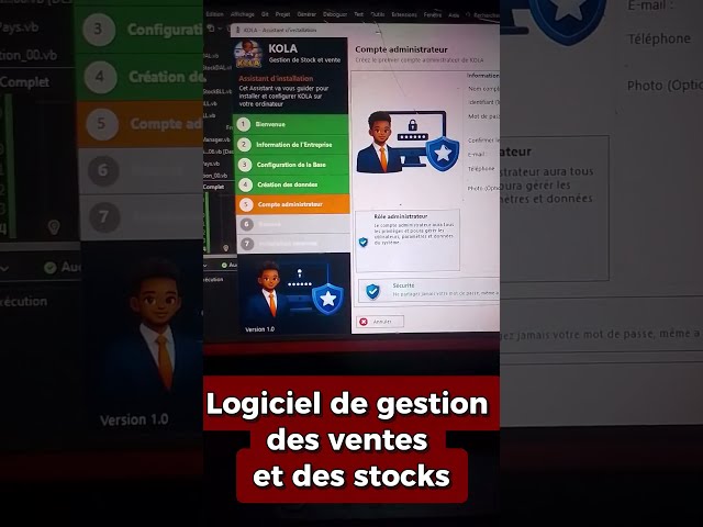 KOLA 1.0 - Logiciel de gestion des ventes et des stocks  #logicieldegestion #YalpDev #KOLA
