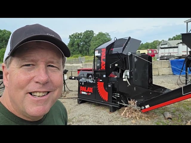 NEW DIESEL POWERED PALAX C1000 FIREWOOD PROCESSOR!