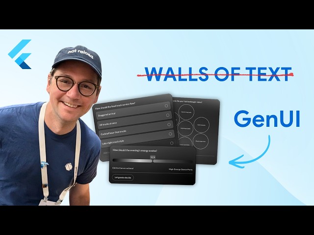 Why Generative UI for Flutter? | Demo