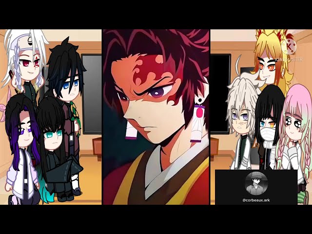 -- Hashiras react to Yoriichi & Kokushibo and Tiktoks -- Demon Slayer -- Gacha Club --