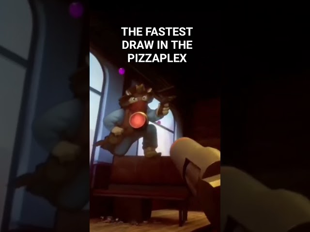 THE FASTEST DRAW IN THE PIZZAPLEX #fnafhelpwanted2 #fnaf #vr #helpwanted2 #fivenightsatfreddys