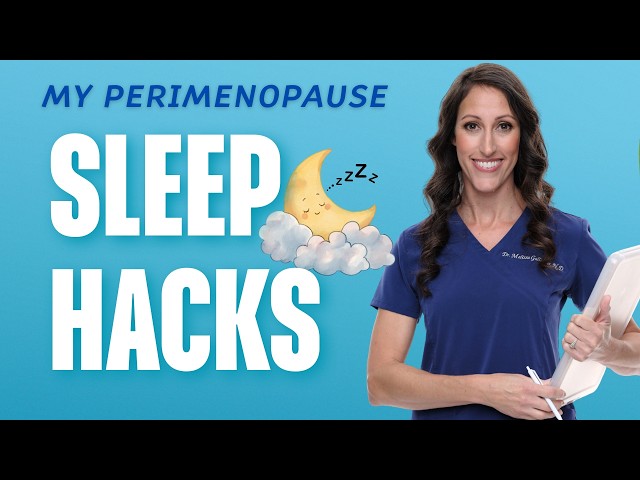 How I FIXED my Perimenopause Insomnia (5 easy tips)