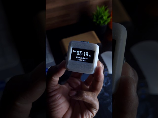 Make Your Own Smart Desk Clock | ESP32C3 + OLED + RTC #ashwinprojects #altiumstudentlab